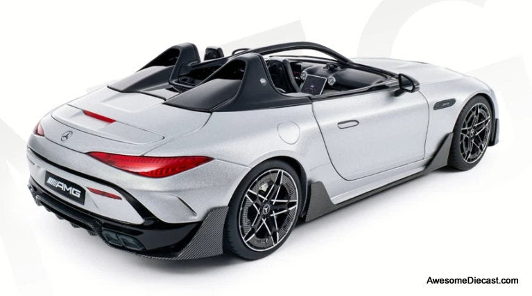 Mercedes AMG PURESPEED, Mythos Silver 1:18 Diecast Model Car by NZG