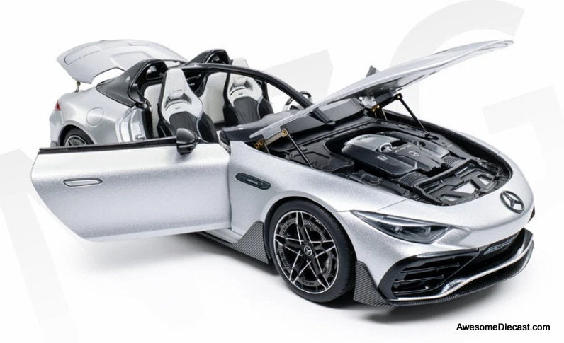 Mercedes AMG PURESPEED, Mythos Silver 1:18 Diecast Model Car by