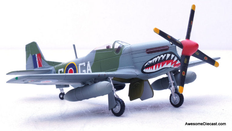 North American Aviation Mustang Mk.IVA GA-S No.112 Squadron RAF, Italy, Spring 1945 1:72 Diecast Model Plane by Legion Models