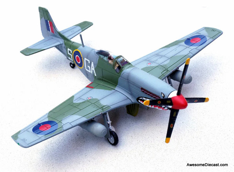 North American Aviation Mustang Mk.IVA GA-S No.112 Squadron RAF, Italy, Spring 1945 1:72 Diecast Model Plane by Legion Models