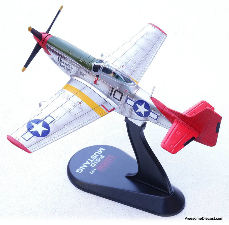 P-51D Mustang "Duchess Arlene," Robert Williams, 100th Fighter Squadron, 332th Fighter Group "Tuskegee Airmen," Fifteenth Air Force, USAAF, Italy, 1944 1:72 Diecast model Plane by Legion Models