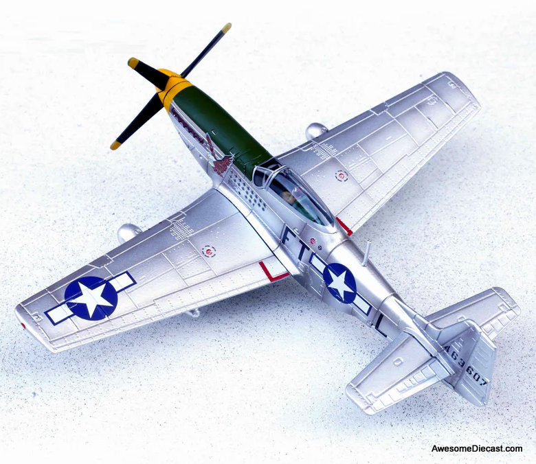 P-51D Mustang "Feeble Eagle," 18.5-victory ace Glenn T. Eagleston, 353rd Fighter Squadron, 354th Fighter Group, Ninth Air Force, USAAF, 1945 1:72 diecast Model plane by Legion Models