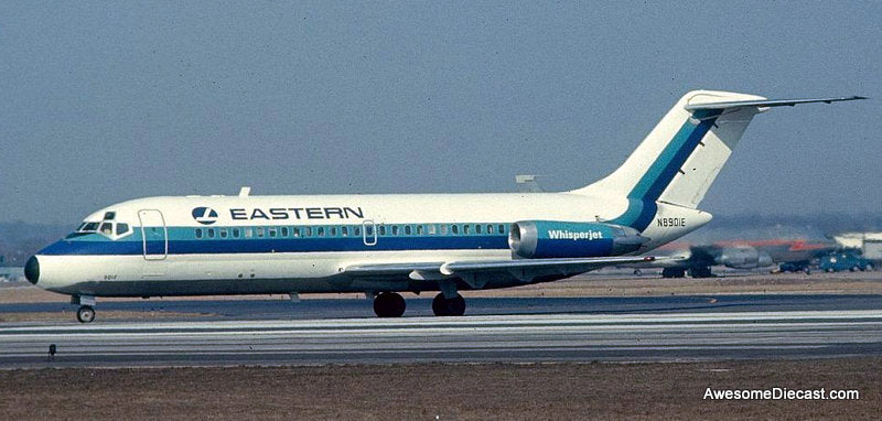 McDonnell Douglas DC-9-14: Eastern Airlines (Reg #N8901E) 1:400 Diecast Model Plane by V1:400