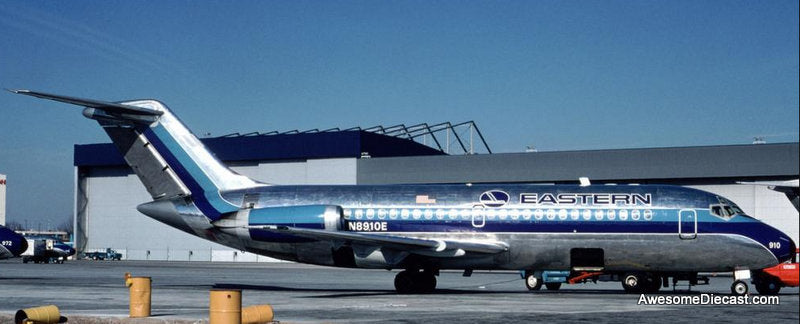 McDonnell Douglas DC-9-14: Eastern Airlines (Reg #N8910E) 1:400 Diecast Model Plane by V1:400