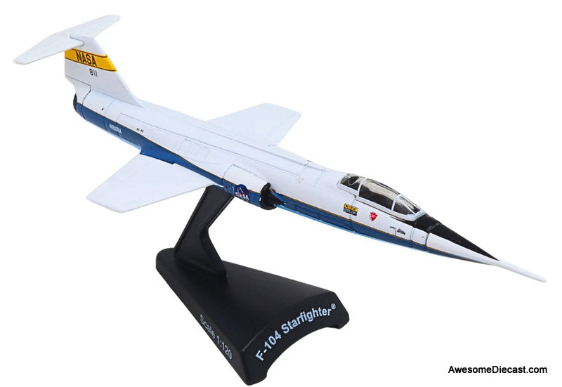 Lockheed F-104 Starfighter: NASA 1:120 Diecast Model Plane by Postage Stamp