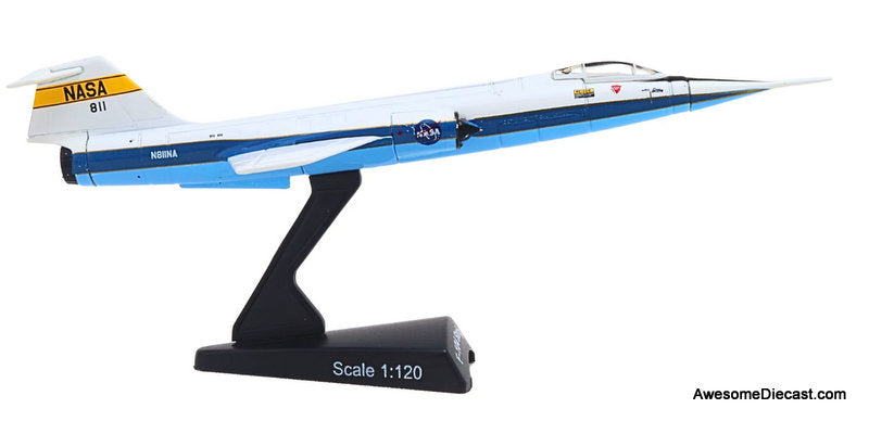 Lockheed F-104 Starfighter: NASA 1:120 Diecast Model Plane by Postage Stamp