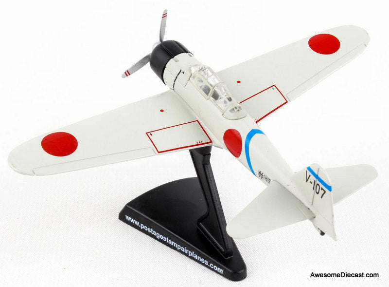 A6M2 Zero V-107: Tainan Koukutai Saburou Sakai 1:97 Diecast Model Plane by Postage Stamp