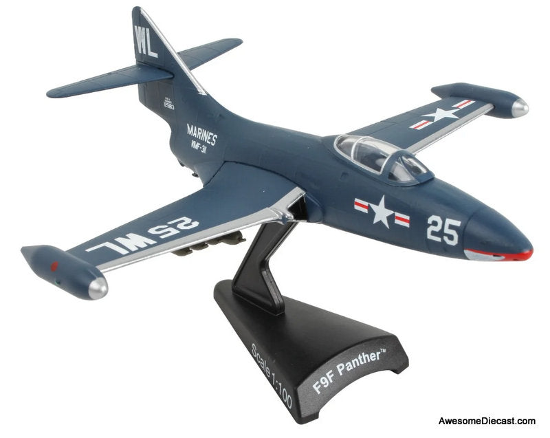 Grumman F9F Panther 1:100 Diecast Model Plane by Postage Stamp
