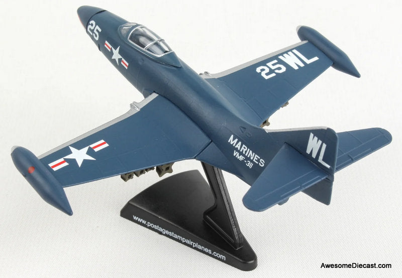 Grumman F9F Panther 1:100 Diecast Model Plane by Postage Stamp