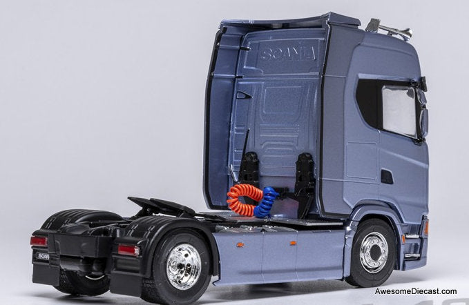 2020 Scania S-Series Tractor, Metallic Gray 1:43 Diecast Model Truck by IXO