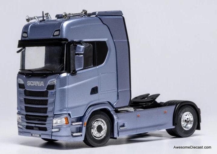 2020 Scania S-Series Tractor, Metallic Gray 1:43 Diecast Model Truck by IXO