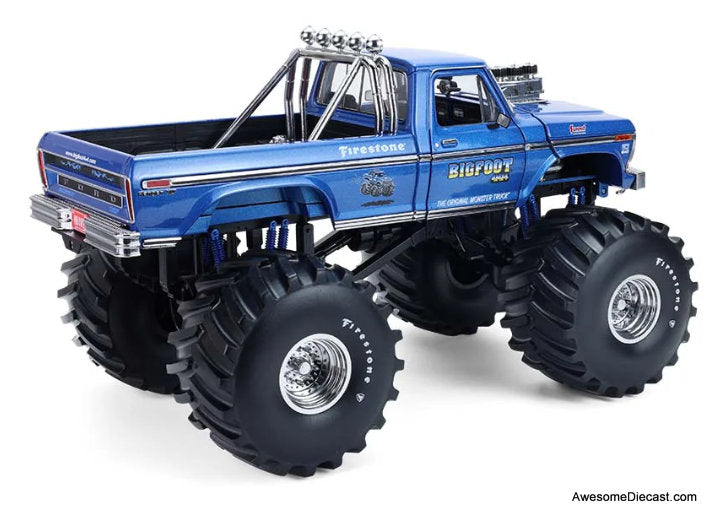 Bigfoot #1 1974 Ford F-250 Monster Truck w/48-inch Tires 1:18 Diecast Model Truck by Greenlight