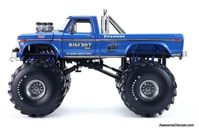 Bigfoot #1 1974 Ford F-250 Monster Truck w/48-inch Tires 1:18 Diecast Model Truck by Greenlight