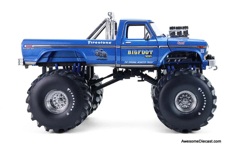 Bigfoot #1 1974 Ford F-250 Monster Truck w/48-inch Tires 1:18 Diecast Model Truck by Greenlight