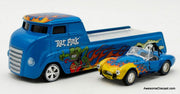 Rat Fink Hauler w/Cobra Super Snake 1:64 Diecast Model Vehicles by ACME
