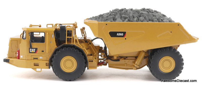 Caterpillar AD60 Articulated Underground Truck, 1:50 Diecast Model Truck by Diecast Masters