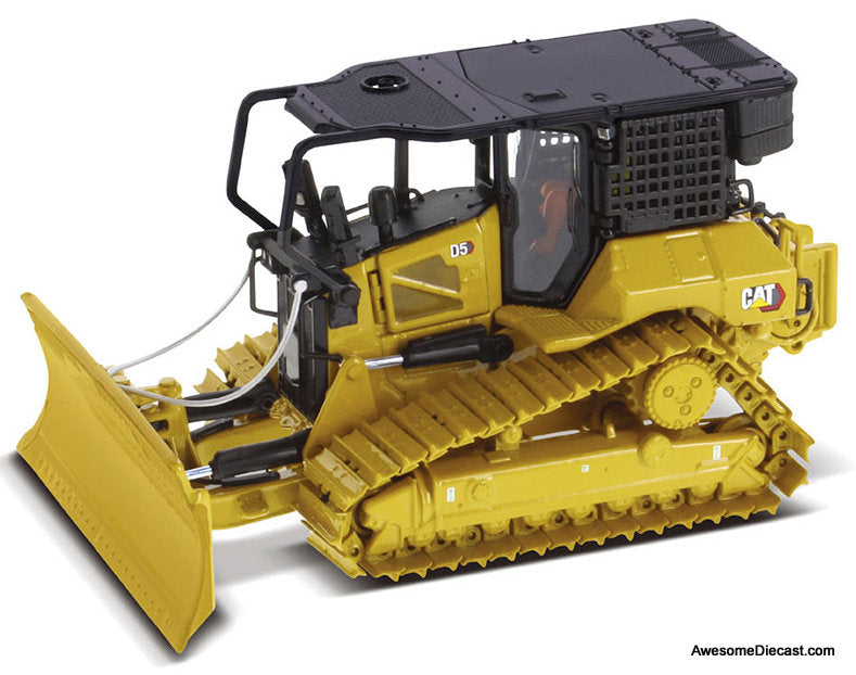 Caterpillar D5 LGP Fire Suppression Dozer 1:50 Diecast Model Vehicle by Diecast Masters