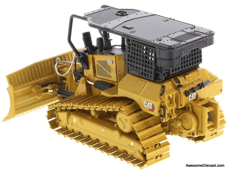 Caterpillar D5 LGP Fire Suppression Dozer 1:50 Diecast Model Vehicle by Diecast Masters