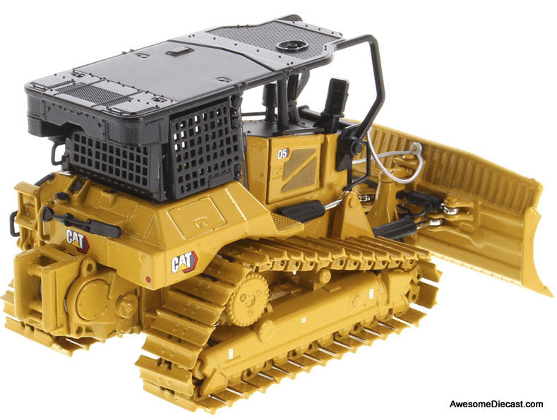 Caterpillar D5 LGP Fire Suppression Dozer 1:50 Diecast Model Vehicle by Diecast Masters