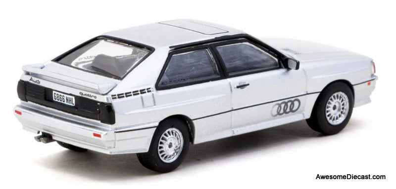 Audi Quattro, Silver 1:64 Diecast Model Car by Schuco