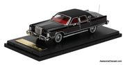 1979 Lincoln Continental Town Car, Black 1:64 Diecast Model Car by Sun Star