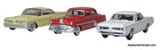 Pontiac Set of 3 Cars "100th Anniversary 2026" 1:87 Diecast Model Cars by Oxford Diecast