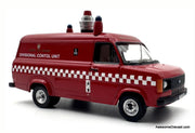 1980 Ford Transit Mk2: London Fire Brigade 1:76 Diecast Model Vehicle by Oxford Diecast