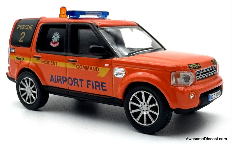 Land Rover Discovery 4: Dublin Airport Fire Service 1:76 Diecast Model Vehicle by Oxford Diecast
