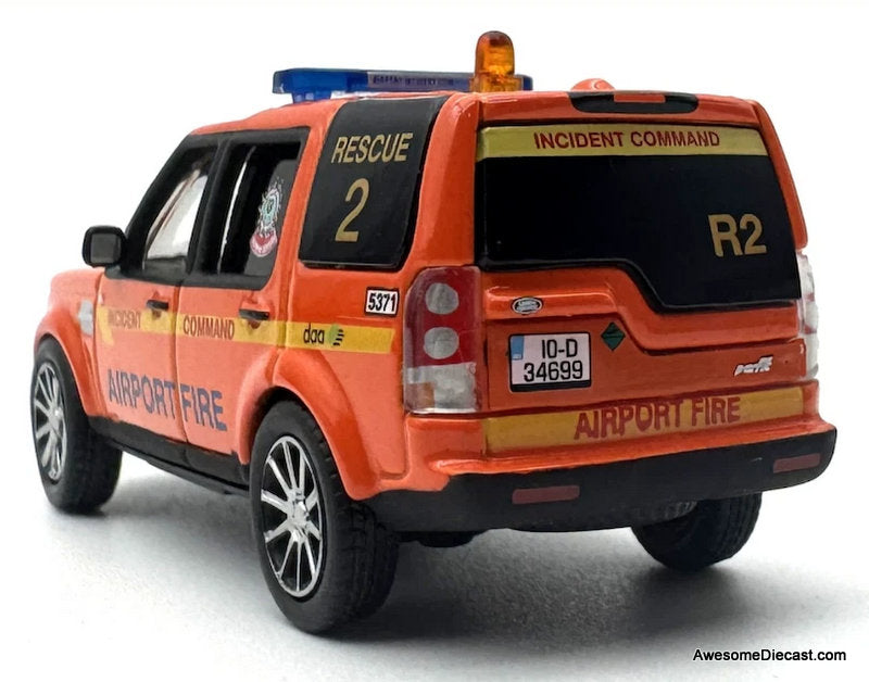 Land Rover Discovery 4: Dublin Airport Fire Service 1:76 Diecast Model Vehicle by Oxford Diecast