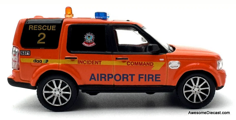 Land Rover Discovery 4: Dublin Airport Fire Service 1:76 Diecast Model Vehicle by Oxford Diecast