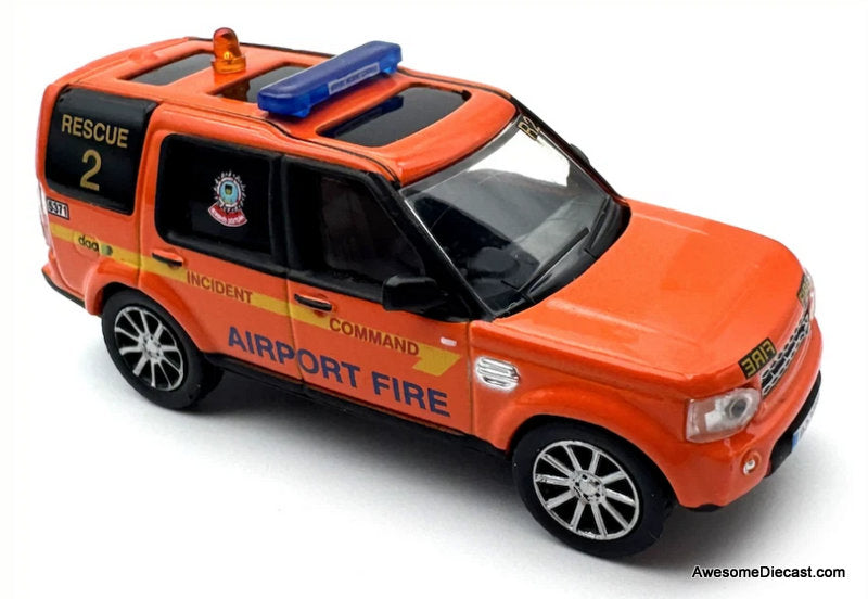 Land Rover Discovery 4: Dublin Airport Fire Service 1:76 Diecast Model Vehicle by Oxford Diecast
