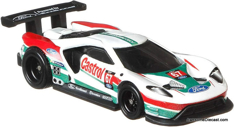 Hot Wheels Team Transport Castrol 2016 Ford GT Race &  Ford C-800 1:64 Diecast Model Vehicles by Hot Wheels