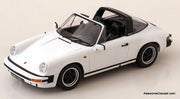 1983 Porsche 911 SC Targa, White  1:18 Diecast Model Car by KK Scale