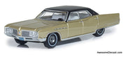 1968 Buick Electra 225, Ivory Gold Mist/Black 1:87 Diecast Model Car by Oxford Diecast