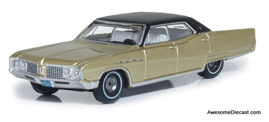 1968 Buick Electra 225, Ivory Gold Mist/Black 1:87 Diecast Model Car by Oxford Diecast