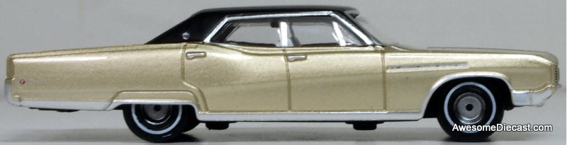1968 Buick Electra 225, Ivory Gold Mist/Black 1:87 Diecast Model Car by Oxford Diecast