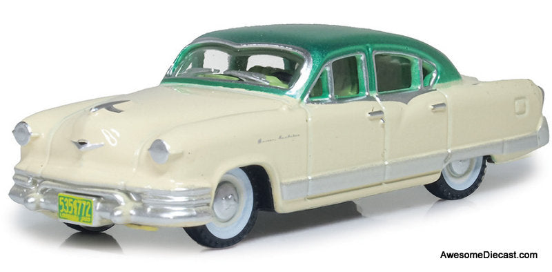 1953 Kaiser Manhattan, Stardust Ivory/Jade Green 1:87 Diecast Model Car by Oxford Diecast