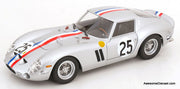 1963 Ferrari 250 GT Silver #25 1:12 Diecast Model Car by KK Scale