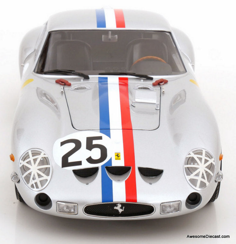 1963 Ferrari 250 GT Silver #25 1:12 Diecast Model Car by KK Scale