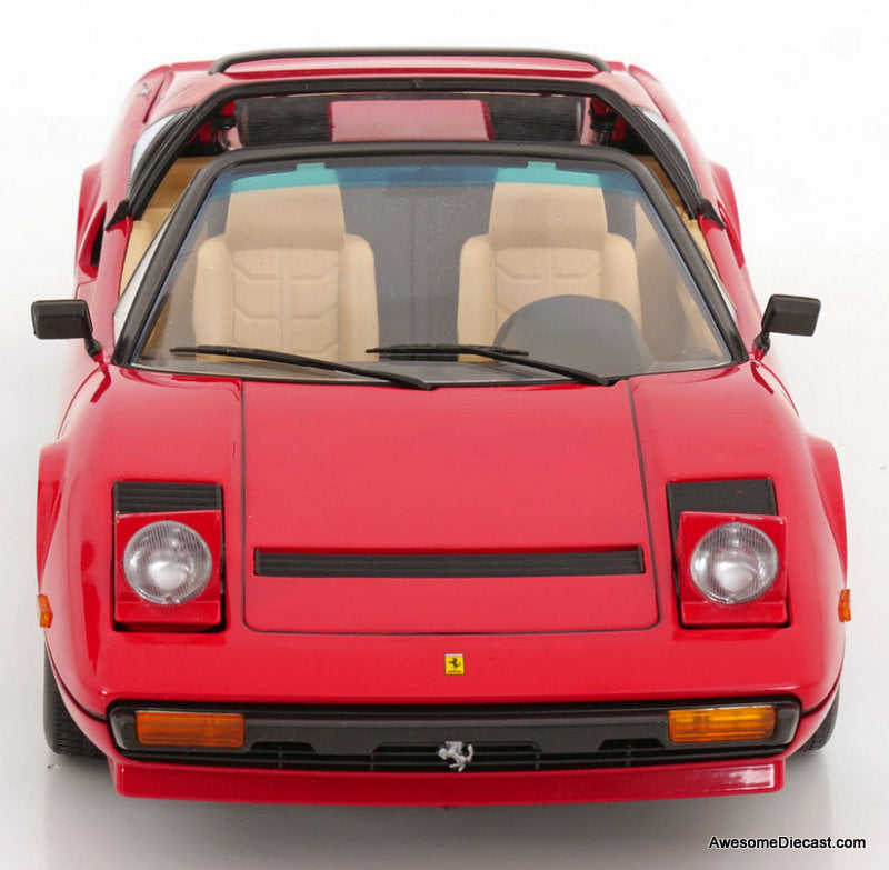 1982 Ferrari 308 GTS, (US Version) Red: Magnum PI 1:12 Diecast Model Car by KK Scale
