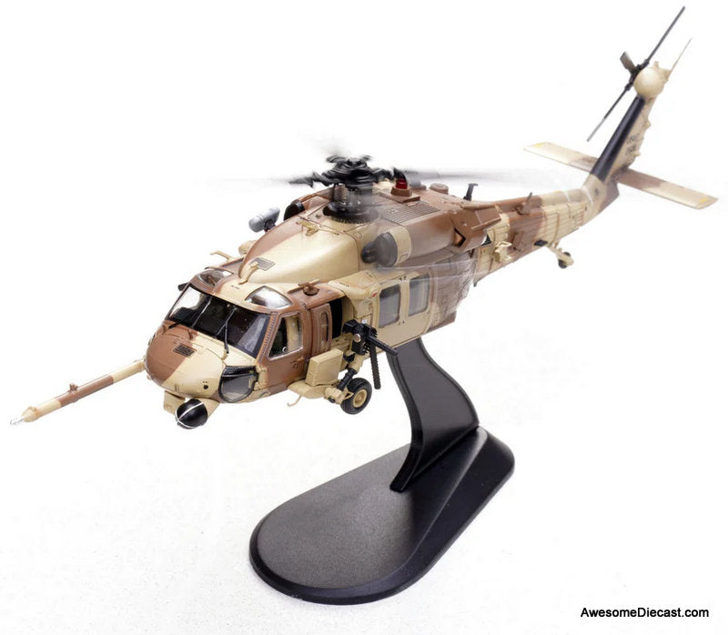HH - 60G Pave Hawk 87 - 26011, 55th SOS Op DESERT STORM 1991 1:72 Diecast Model Helicopter by Panzerkampf