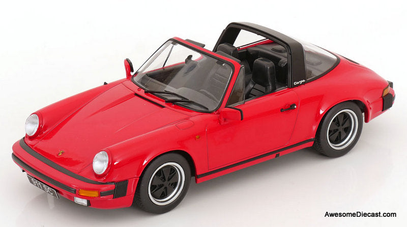 1983 Porsche 911 SC Targa, Guards Red  1:18 Diecast Model Car by KK Scale