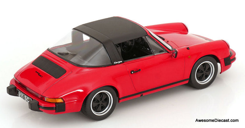 1983 Porsche 911 SC Targa, Guards Red  1:18 Diecast Model Car by KK Scale