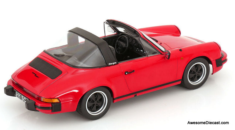 1983 Porsche 911 SC Targa, Guards Red  1:18 Diecast Model Car by KK Scale