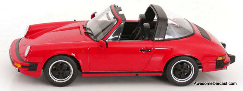 1983 Porsche 911 SC Targa, Guards Red  1:18 Diecast Model Car by KK Scale