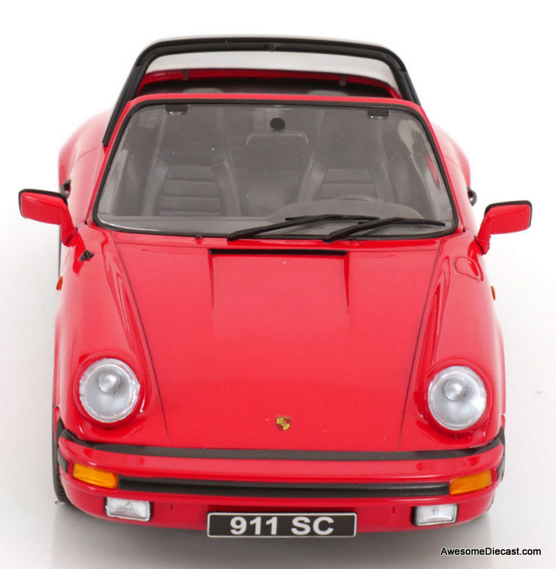 1983 Porsche 911 SC Targa, Guards Red  1:18 Diecast Model Car by KK Scale