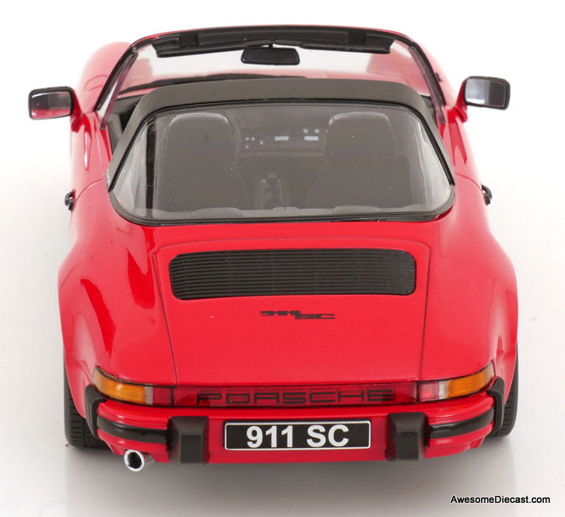 1983 Porsche 911 SC Targa, Guards Red  1:18 Diecast Model Car by KK Scale