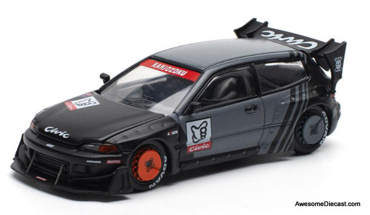 Pandem Civic  EG6 Kanjozoku 1:64 Diecast Model Car by Pop Race