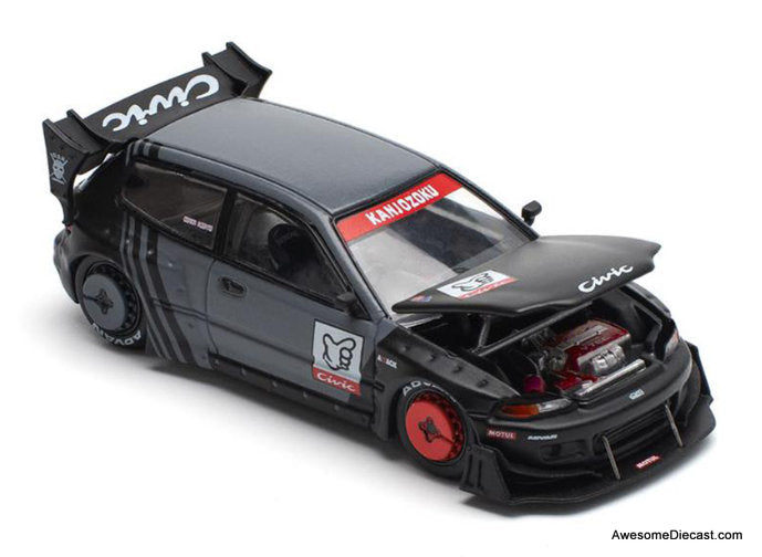 Pandem Civic  EG6 Kanjozoku 1:64 Diecast Model Car by Pop Race