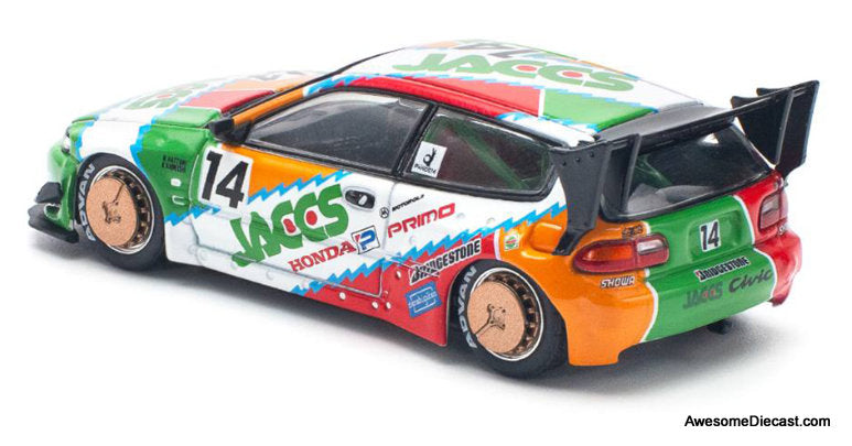 Pandem Civic EG6 v1.5 JACCS 1:64 Diecast Model Car by Pop Race